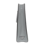 Grey Leather Prada Tote