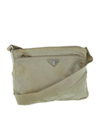 Grey Nylon Prada Crossbody Bag