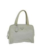 Grey Nylon Prada Handbag