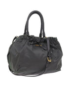 Grey Nylon Prada Handbag