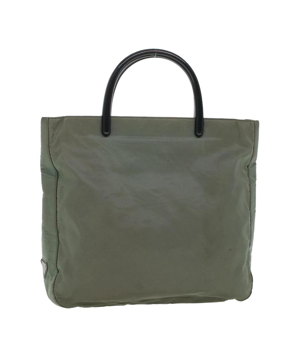 Grey Nylon Prada Handbag
