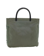Grey Nylon Prada Handbag
