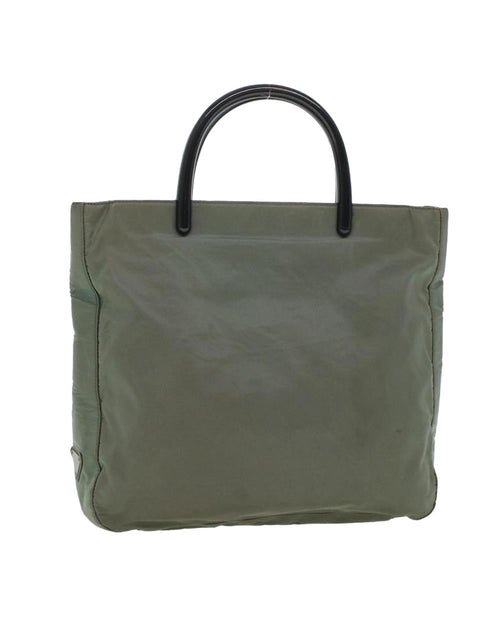 Grey Nylon Prada Handbag
