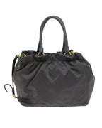 Grey Nylon Prada Handbag