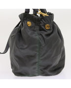 Grey Nylon Prada Handbag