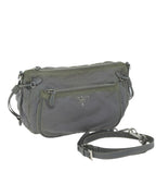 Grey Nylon Prada Shoulder Bag