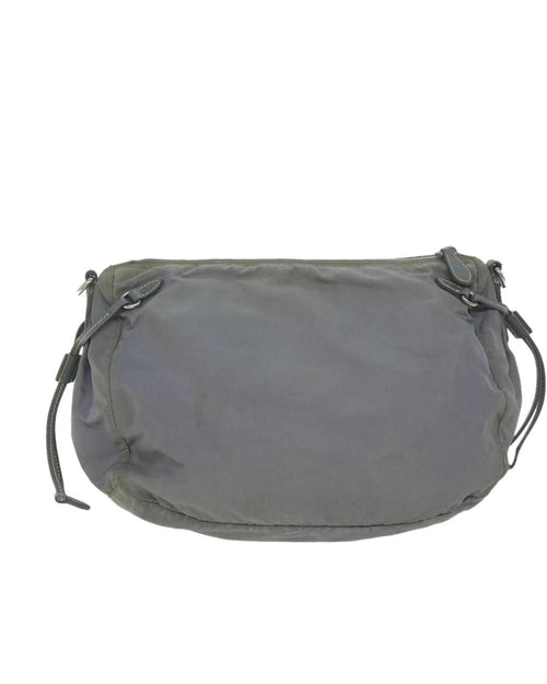 Grey Nylon Prada Shoulder Bag