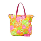 Multicolor Canvas Prada Tote