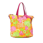 Multicolor Canvas Prada Tote