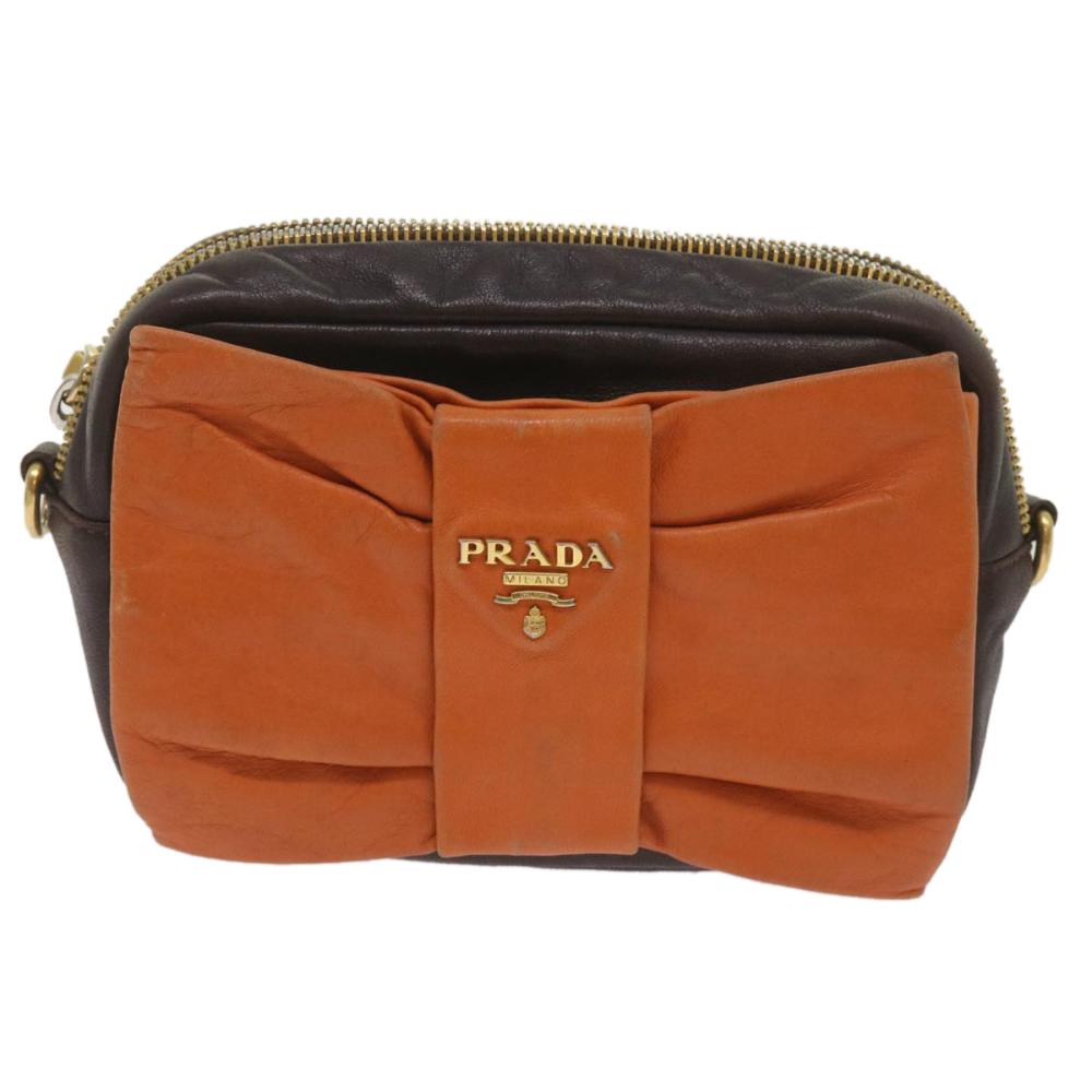 Multicolor Leather Prada Shoulder Bag