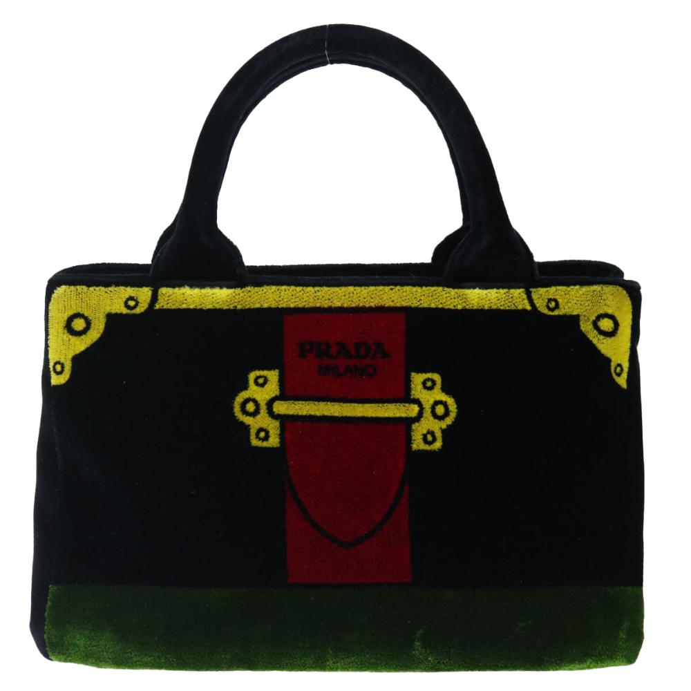 Multicolor Velvet Prada Handbag