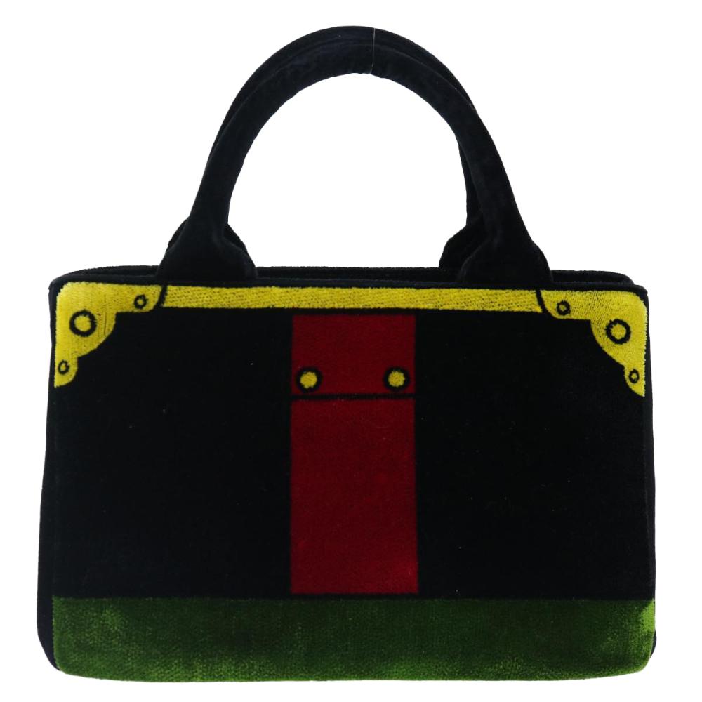 Multicolor Velvet Prada Handbag