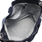 Navy Denim Prada Tote