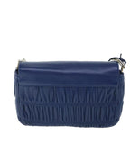 Navy Leather Prada Crossbody Bag