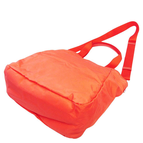 Orange Fabric Prada Tote