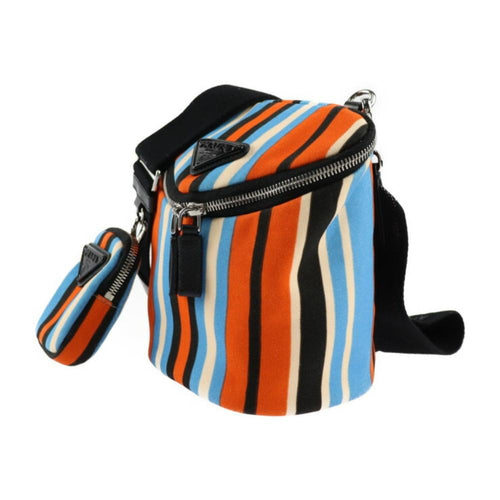 Orange Leather Prada Shoulder Bag