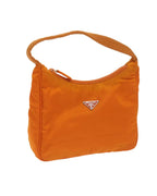 Orange Nylon Prada Handbag