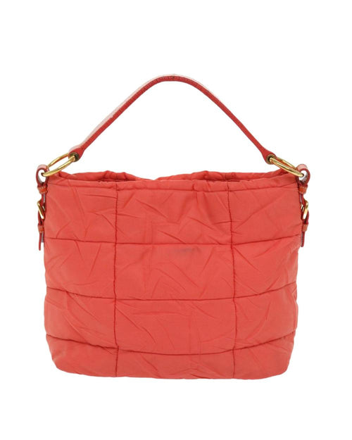 Orange Nylon Prada Handbag
