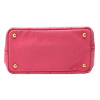 Pink Canvas Prada Tote