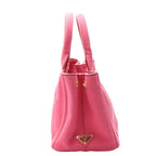 Pink Canvas Prada Tote