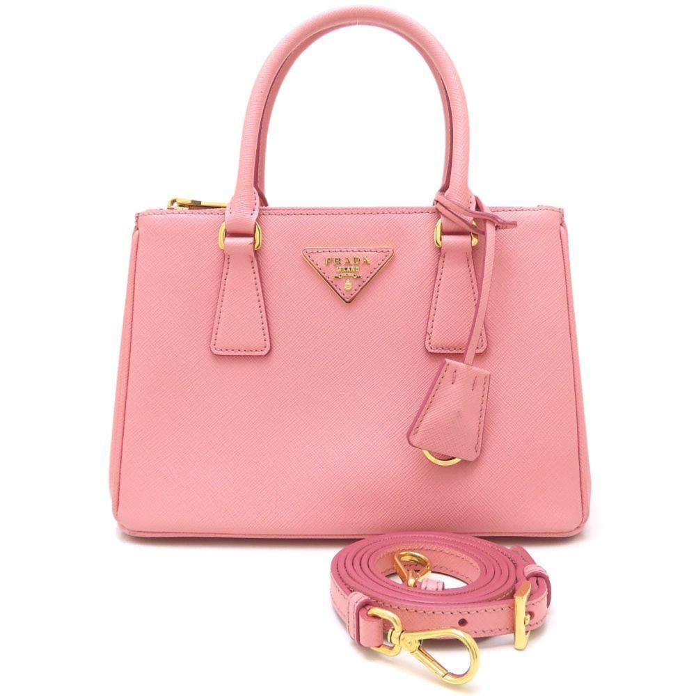 Pink Fabric Prada Handbag