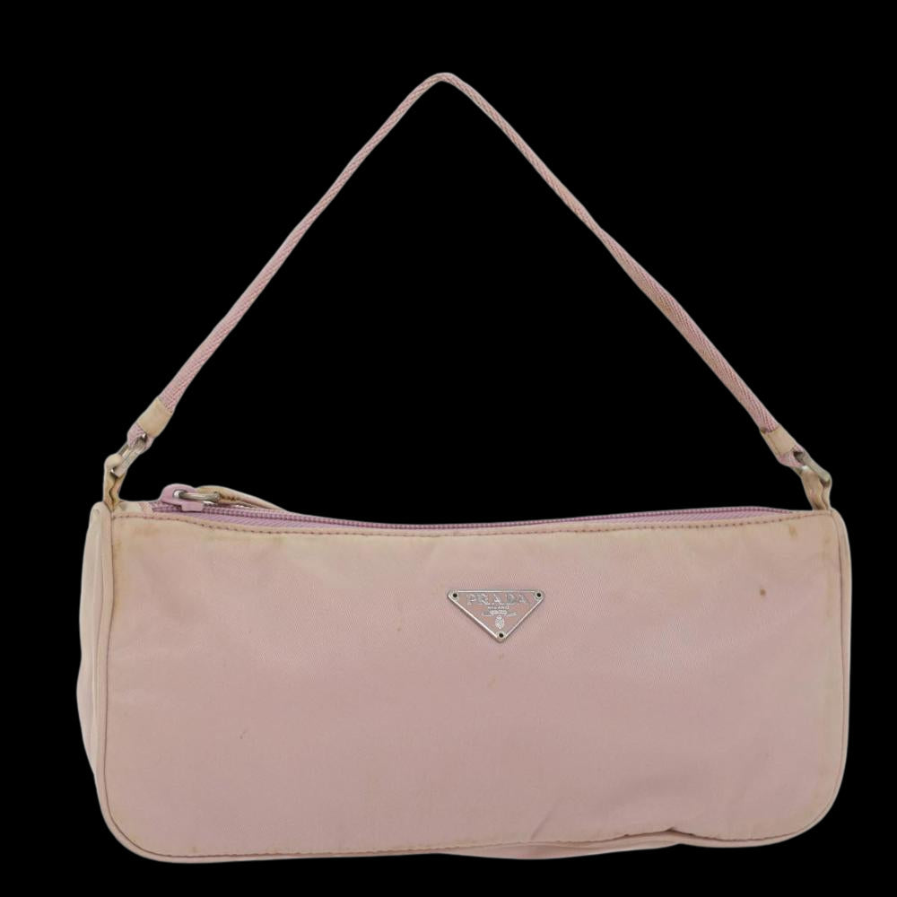 Pink Fabric Prada Handbag