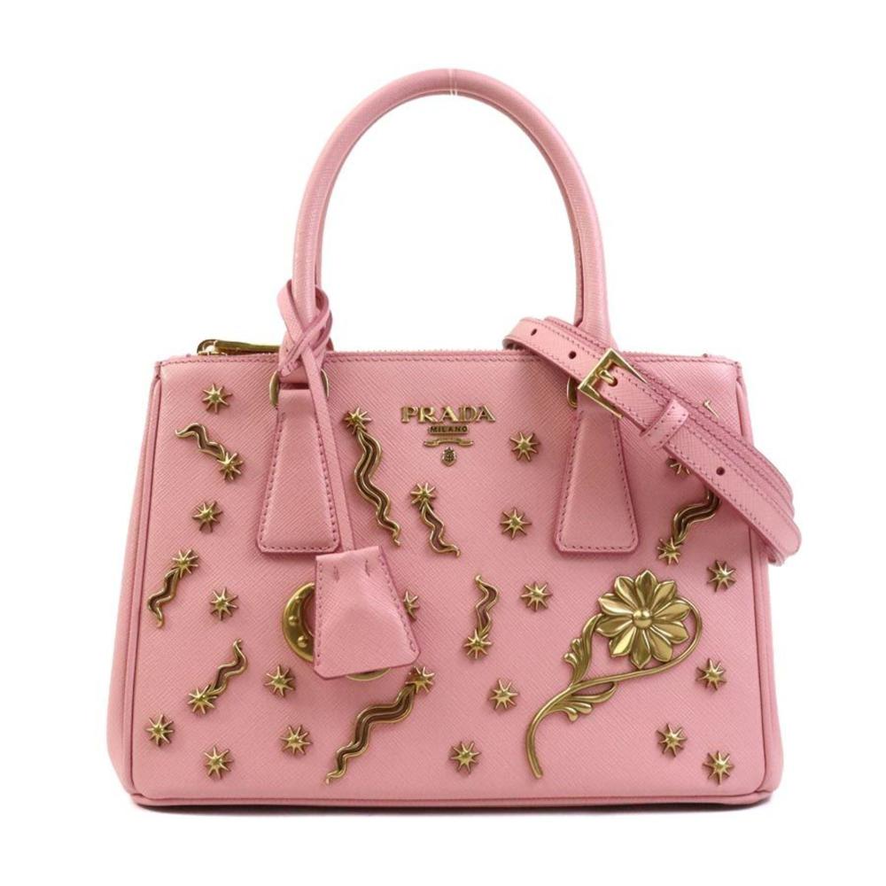 Pink Fabric Prada Handbag