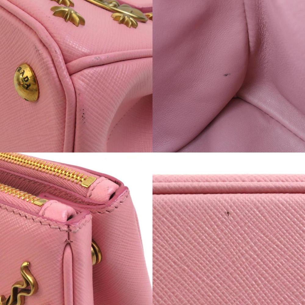 Pink Fabric Prada Handbag