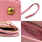 Pink Fabric Prada Handbag