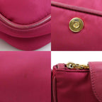 Pink Fabric Prada Shoulder Bag