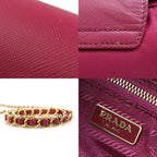 Pink Fabric Prada Shoulder Bag