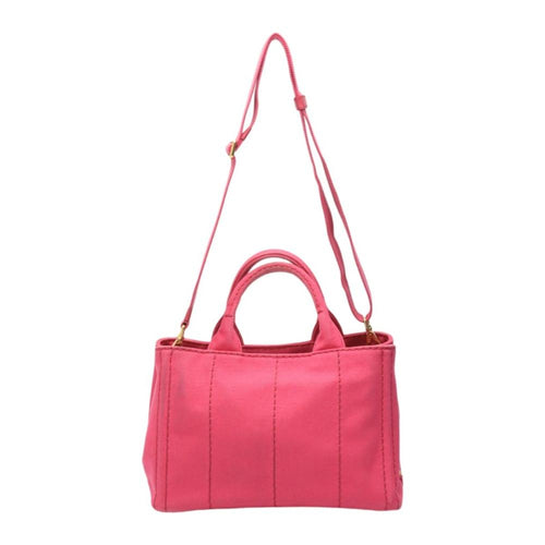 Pink Fabric Prada Tote