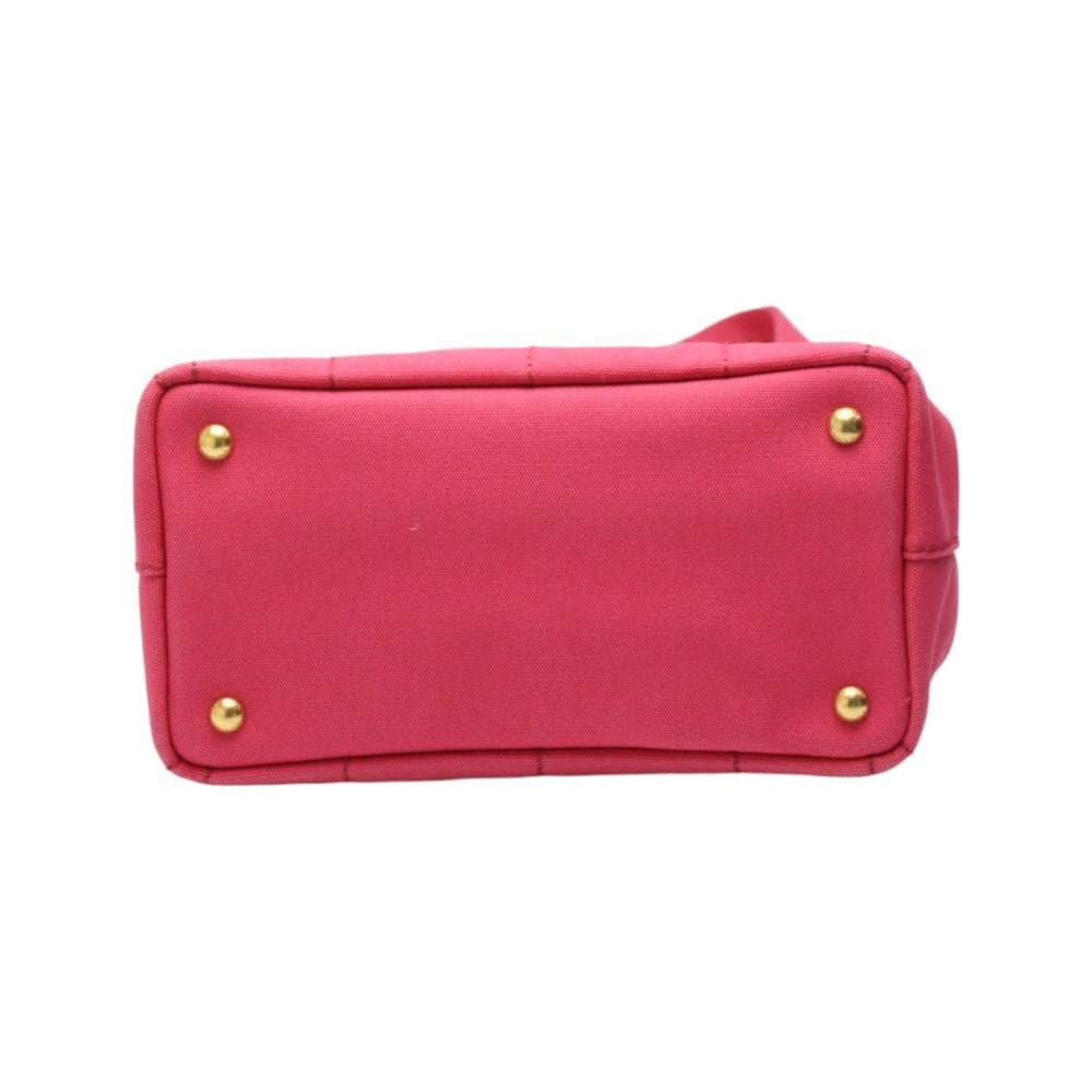 Pink Fabric Prada Tote