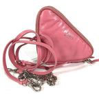 Pink Leather Prada Crossbody Bag