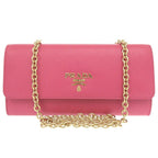 Pink Leather Prada Crossbody Bag