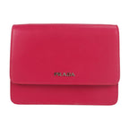 Pink Leather Prada Clutch