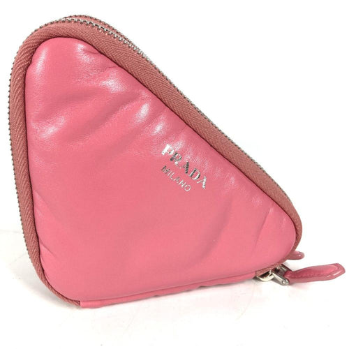 Pink Leather Prada Crossbody Bag