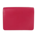 Pink Leather Prada Clutch