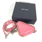 Pink Leather Prada Crossbody Bag
