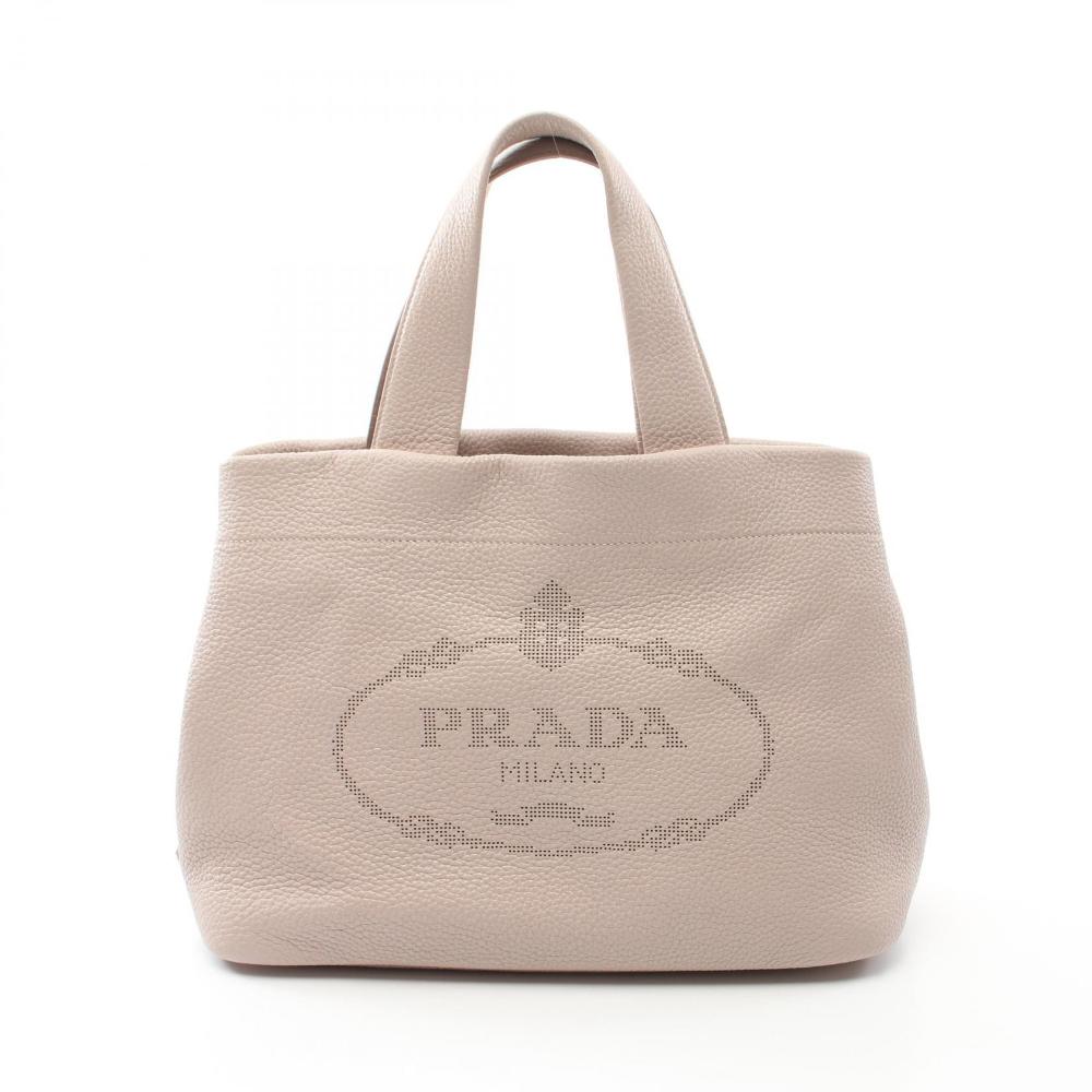 Pink Leather Prada Handbag