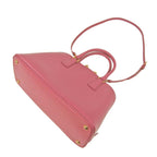 Pink Leather Prada Handbag