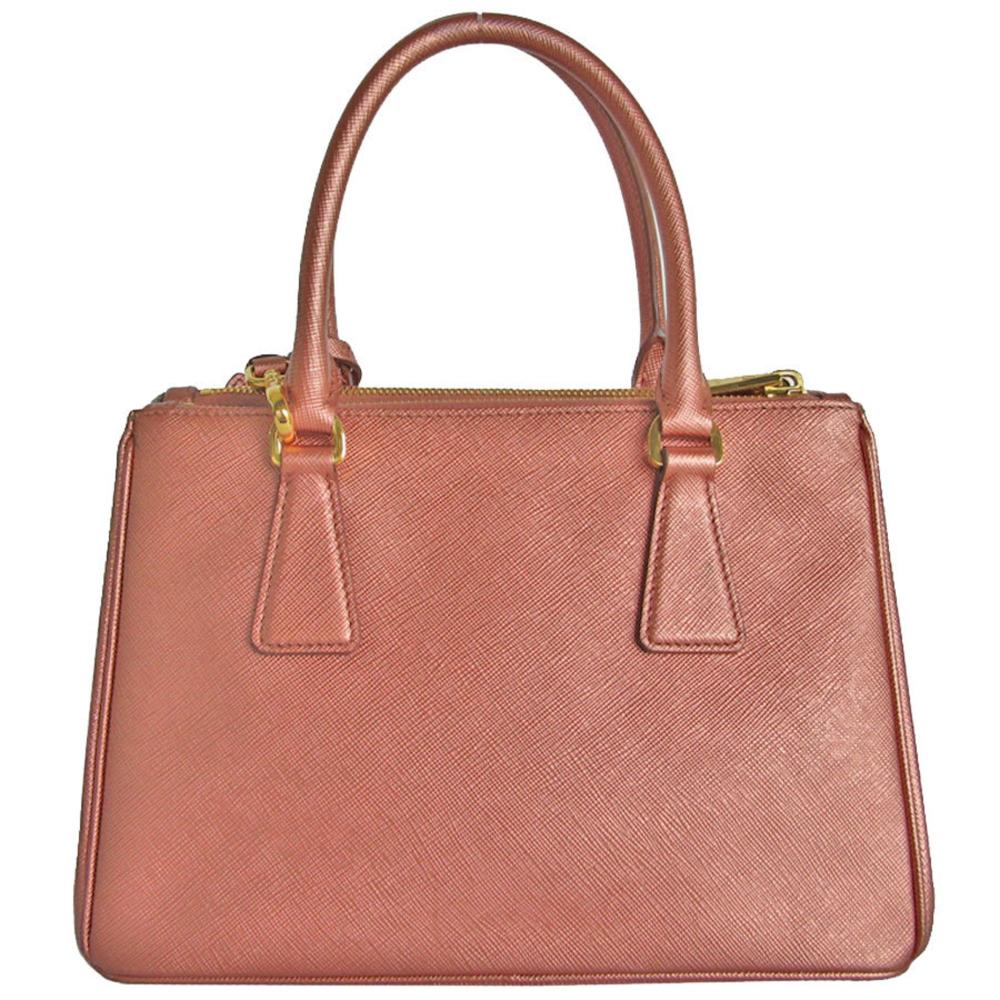 Pink Leather Prada Handbag