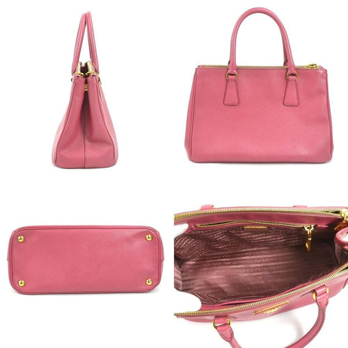 Pink Leather Prada Handbag