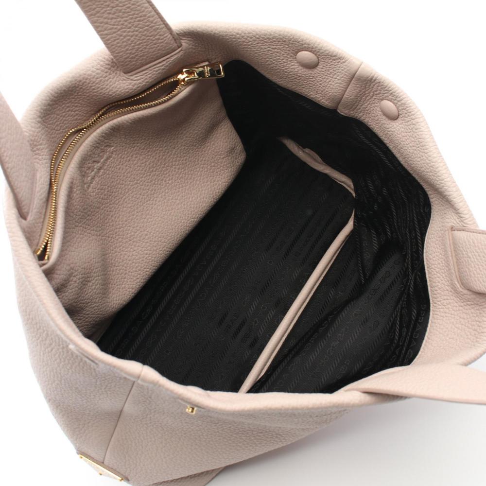 Pink Leather Prada Handbag