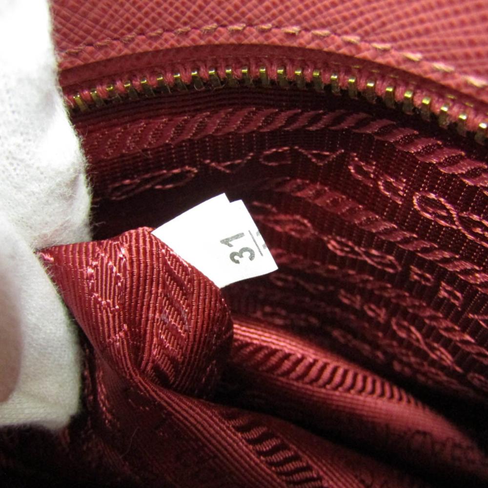 Pink Leather Prada Handbag