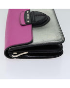 Pink Leather Prada Shoulder Bag
