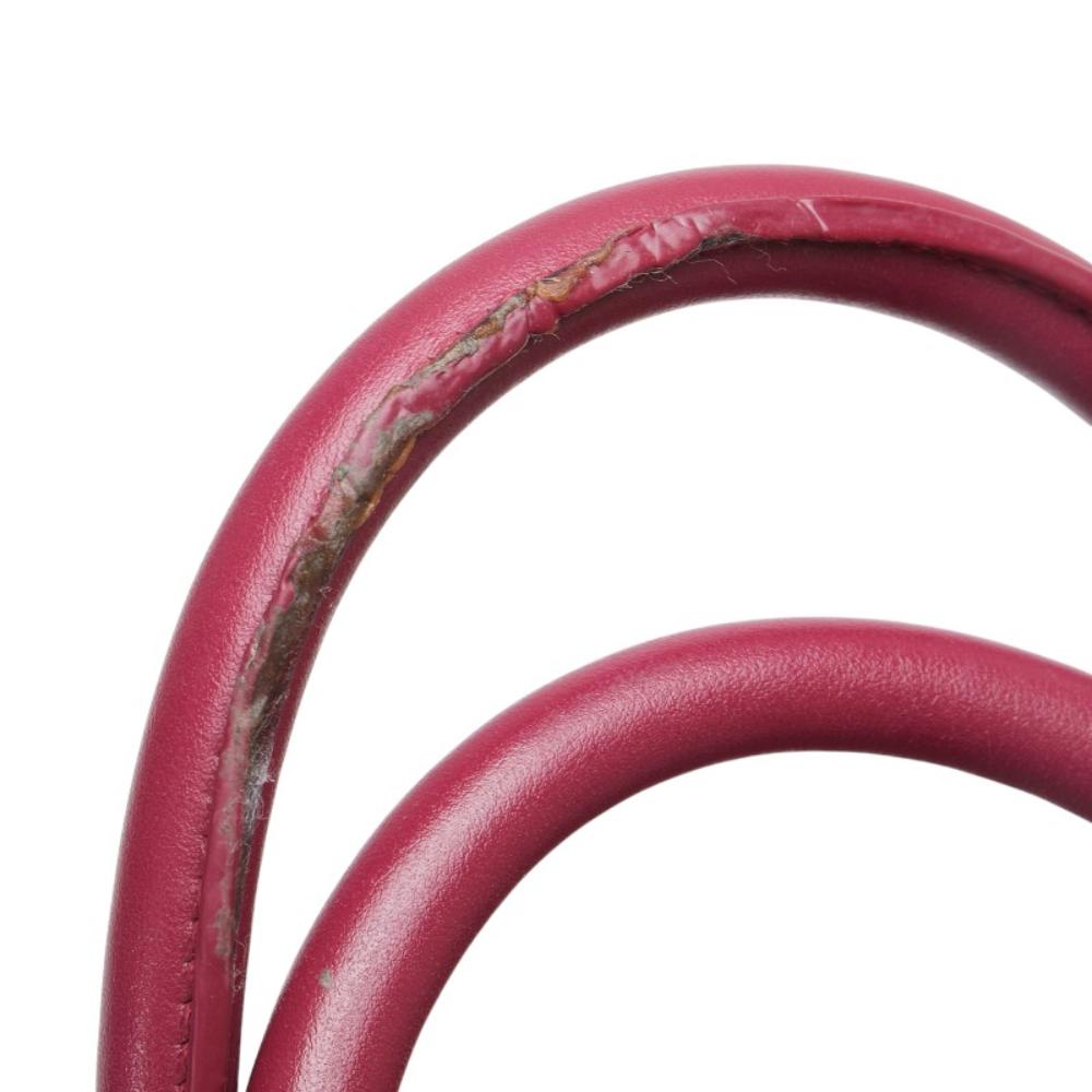 Pink Leather Prada Shoulder Bag