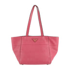 Pink Leather Prada Tote