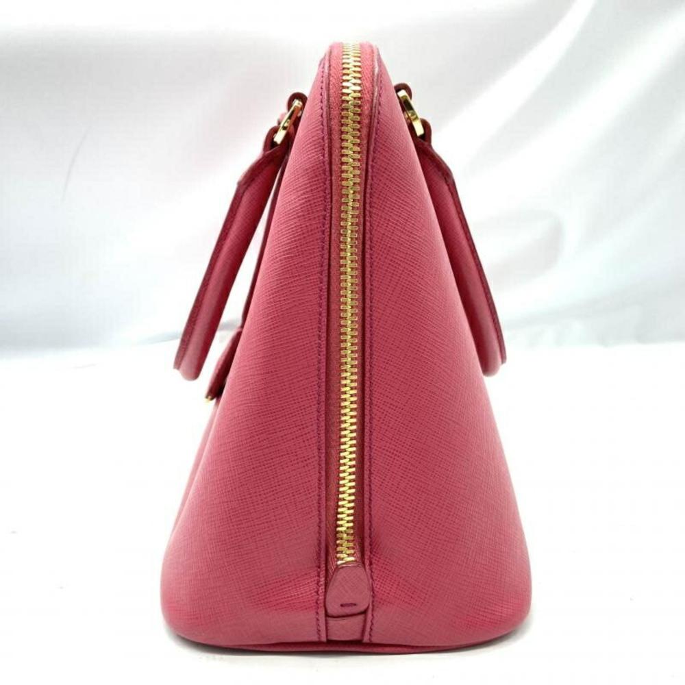 Pink Leather Prada Tote