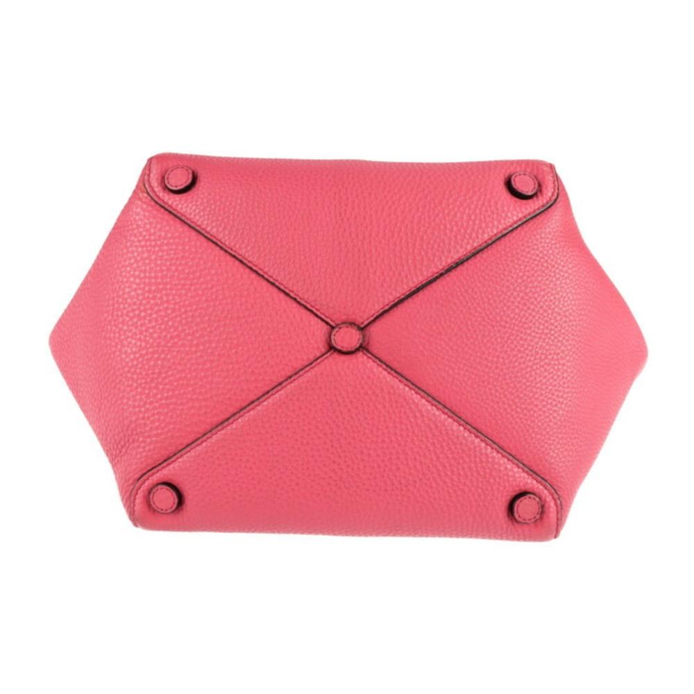 Pink Leather Prada Tote